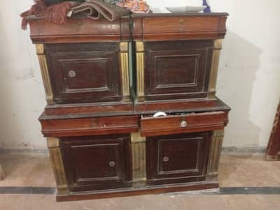 full bed set with dress table