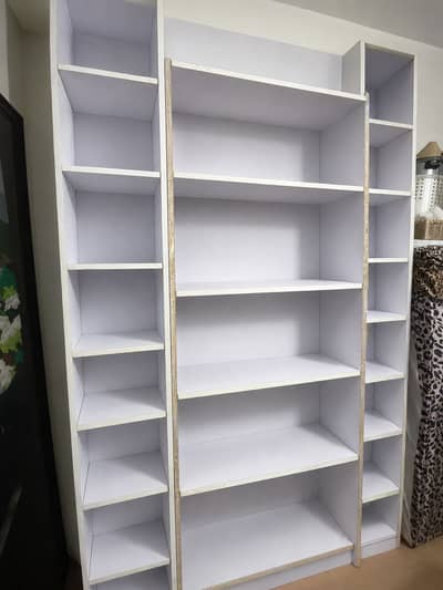 White storage cabinet