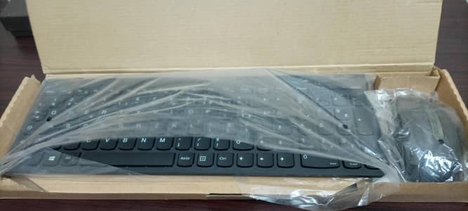 New Lenovo 2.4G Wireless Keyboard & Mouse for Computers, Laptops