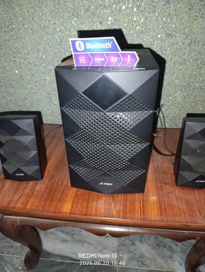 F and D A180x 2.1 Bluetooth speaker.
