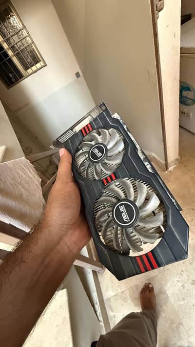 ASUS GTX 750 Ti 4GB Dual Fan Graphics Card – Good Condition
