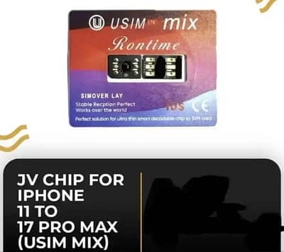 Jv chip for iphone 11 to 17 pro max