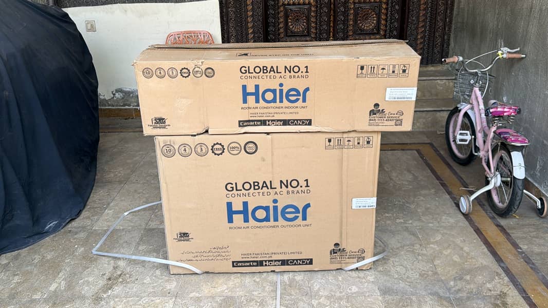 Haier 1.5 ton inverter AC New 0