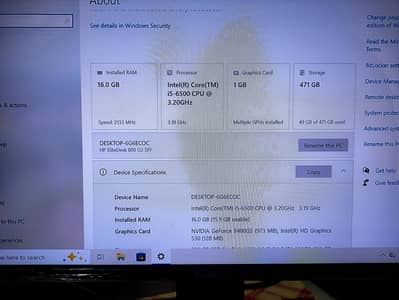 HP EliteDesk 800 G3 SFF Core i5 6th Generation For Sale