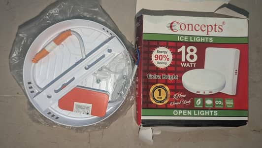 DC 12v lights | DC 12v wire | 12 volt AC adapter| 18 watt panel lights
