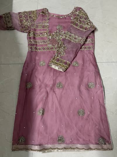 3 piece Fancy wedding dress