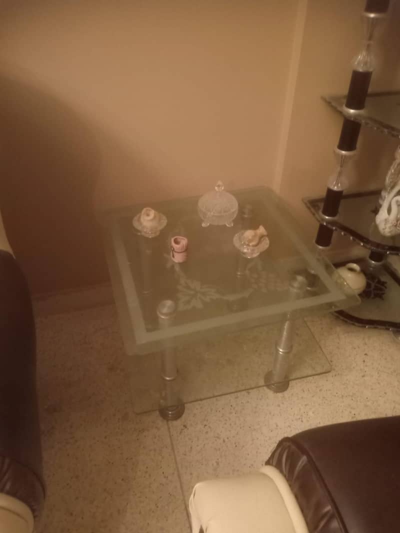 Glass Side Table (Pair) 0
