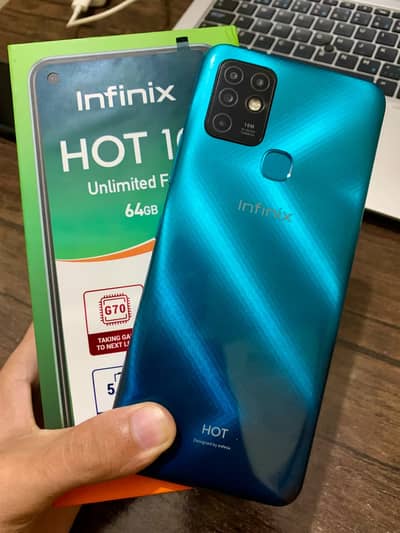 Infinix Hot 10 | PTA Approved | 4GB RAM 64GB | 10/10 Condition