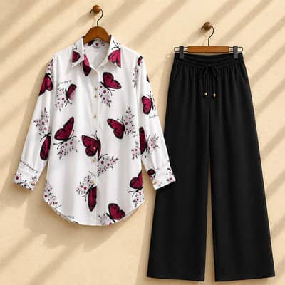 Butterfly Printed coord set