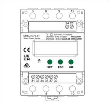 DHSU1079-ZT Dual-Channel Three-Phase Smart Power Sensor / Meter (Bran