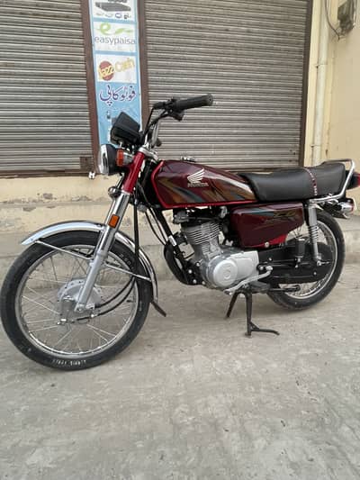 Honda CG 125 2026 Model Red Lush Condition