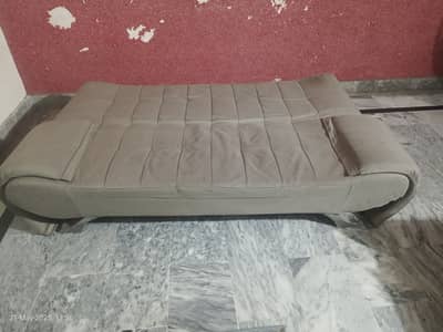 Imported Sofa cum bed with steel frame and washable cover for sale