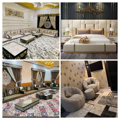 Arabic majlies bed sofa set
