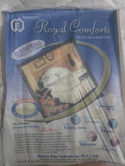 Mehran Royal Comforts Eurospring Spring Mattress – Used – Single Bed