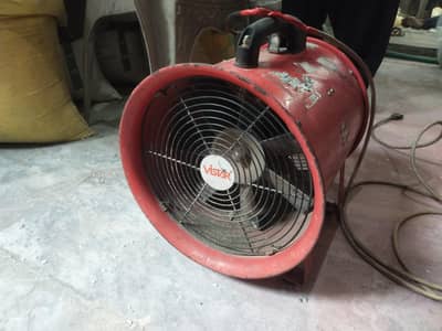 industrial portable ventilator fan or axial blower.