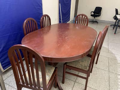 Dining Table with 6 Chairs
