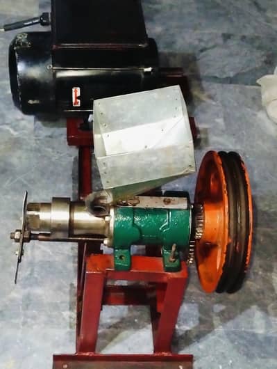 puffed up rice machine and motorcycle 3104869326