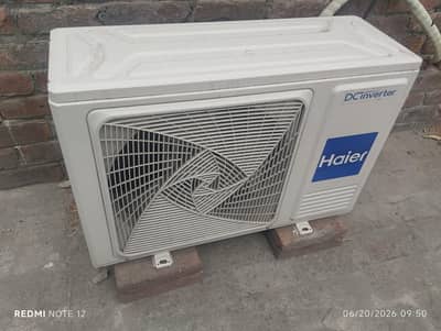 Haier DC inverter split ac brand new .