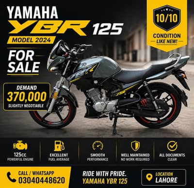 Yamaha YBR 125 in Grey Color Lush Condition 2024