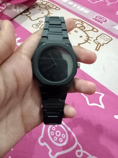 BLACK ARABIC AURA WATCH