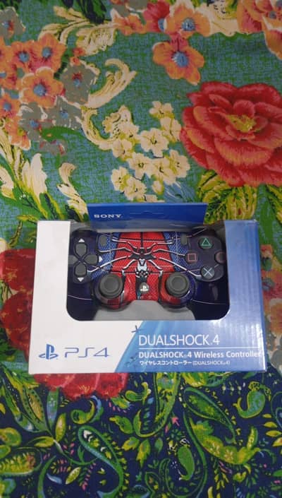Sony Ps4 Controller Spider Man Edition