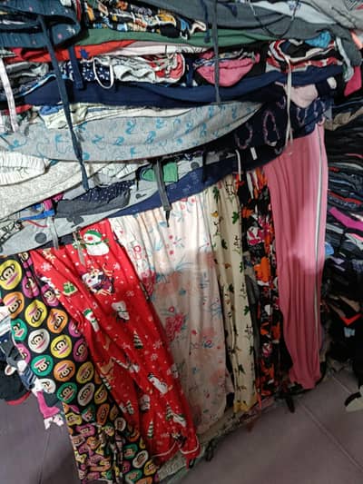 used branded clothing and joggers