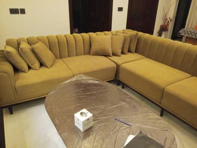 new L-shaped sofa
