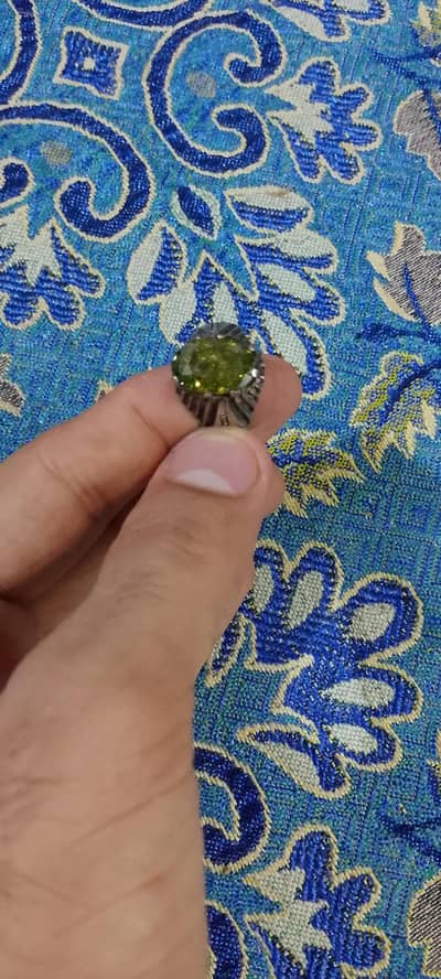 steel rings with original gemstones