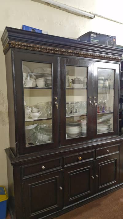 Wooden Chinioti Showcase minimally used