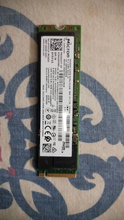 Micron 512 GB NVMe 10/10 condition available