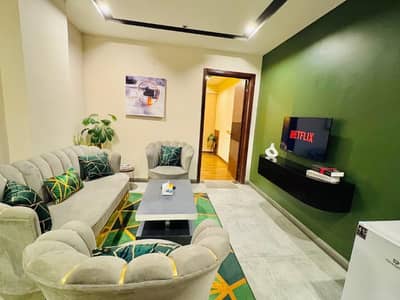 One bedroom fully furnished luxury apartment available for rent in Gulberg Greens Islamabad
