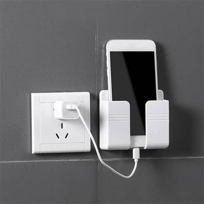 Wall Mounted Mobile Charging Holder | Universal Phone Stand | Self Ad