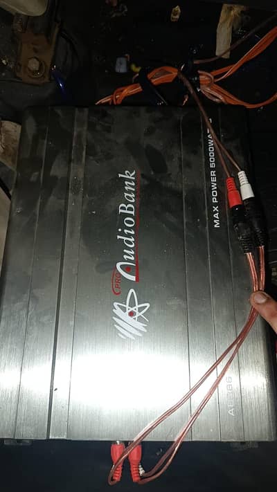 Complete Sound System 1 Amplifier 1 Woofer And 2 Speakers