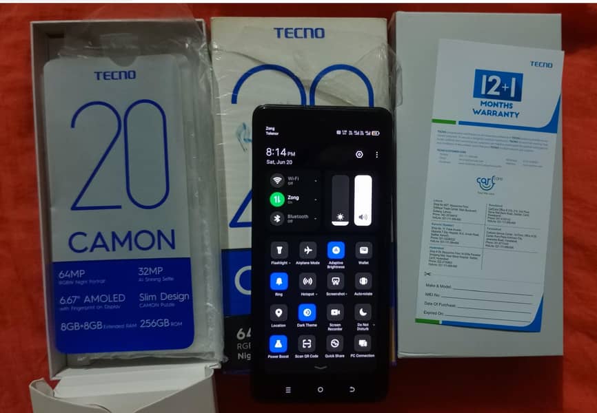 Tecno CAMON 20 1