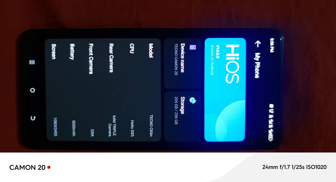 Tecno CAMON 20 3
