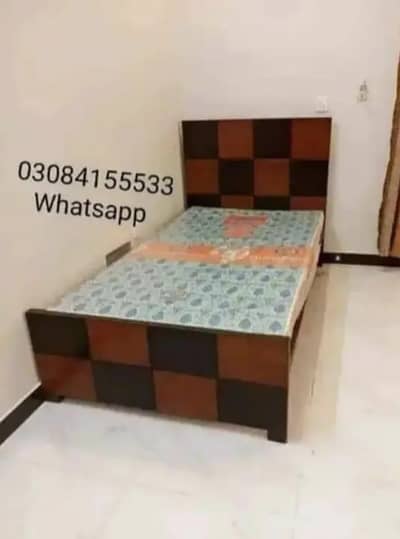 Single Bed/Single Bed Wooden/Single Bed Side Table/single bed set