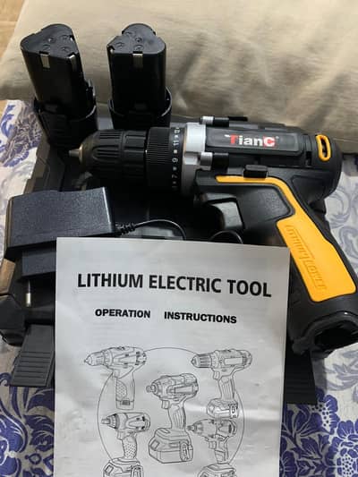 12V Lithium Electric Cordless Drill Machine
