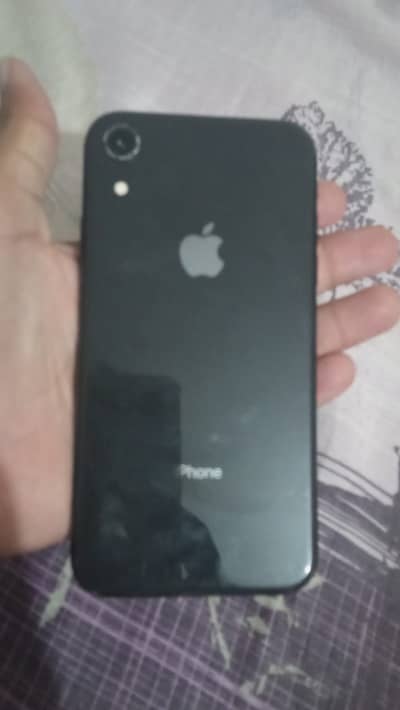 Apple iPhone XR JV 64GB. 10/9 back rough h bs. .