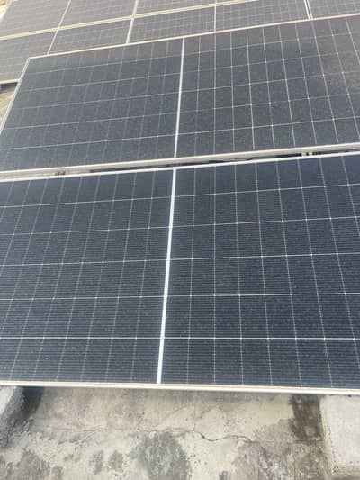 Solar panels bifacial n type 600W