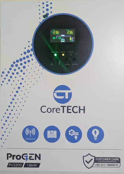 Coretech PV2200 1.6KW Hybrid Solar Inverter