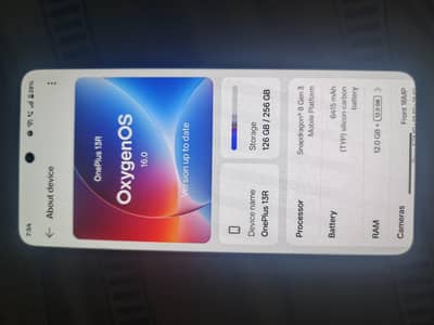 One Plus 13R 12/256 Non Pta  dual sim 10/9 condition