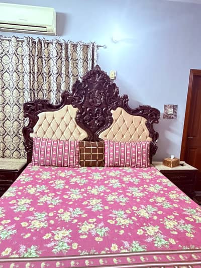 chinioti wooden bed set