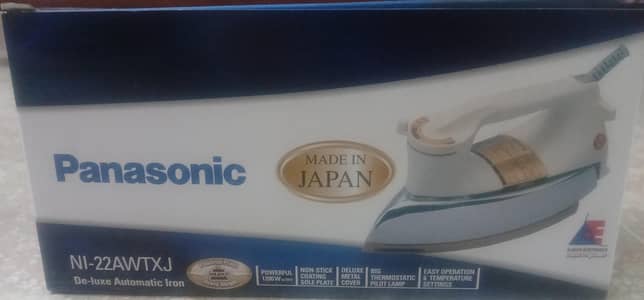 Panasonic Automatuc Iron  (Made in Japan) Brand  New Box Packed