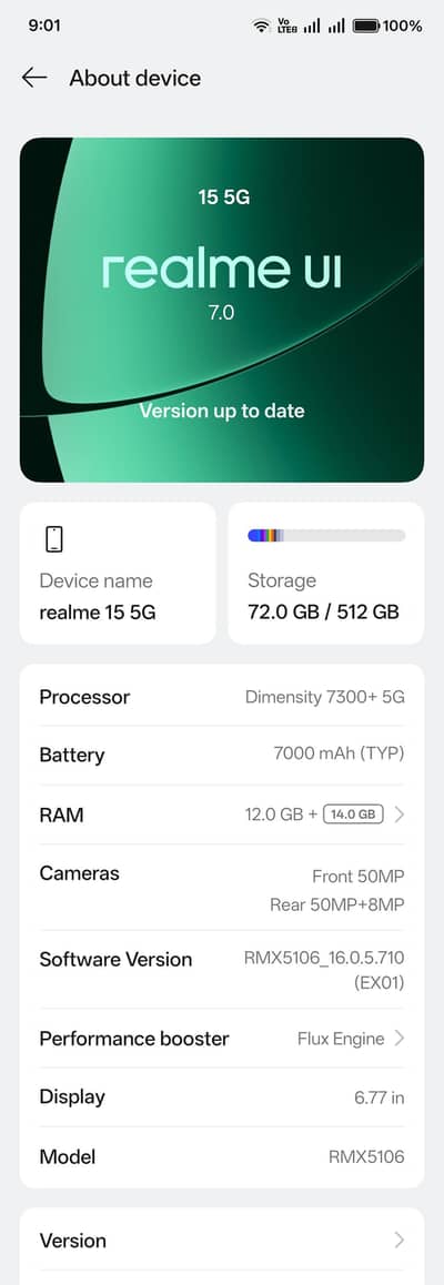 Realme 15 5G 12G ram 512 rom urgent sale