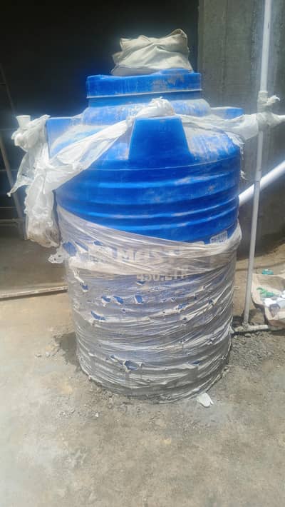 water tank blue