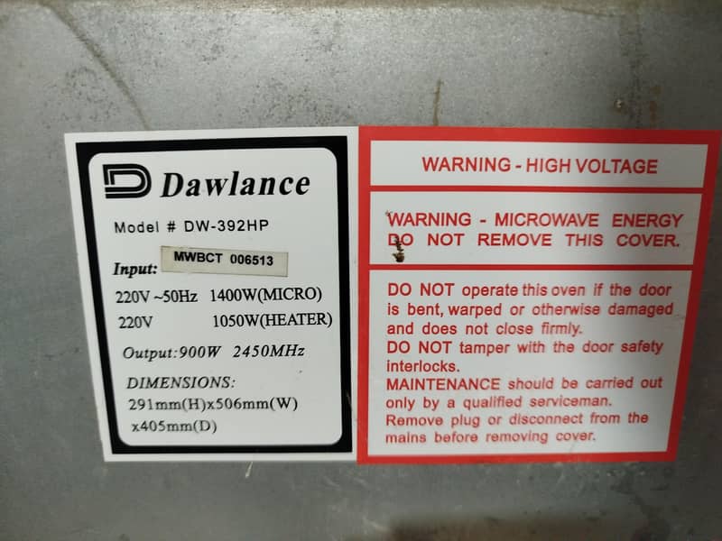 Dawlance Microwave 6