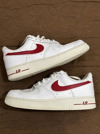 NIKE AIR FORCE 1 LOW White-Red