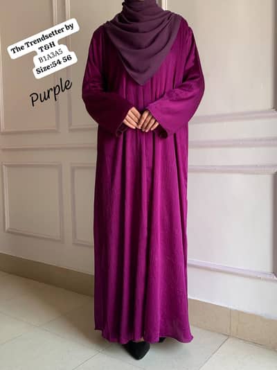 Artical Front Open Abaya | Zoom Silk Fabric | Non-Transparent