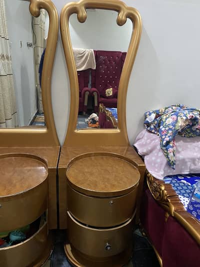 Double bed set furniture