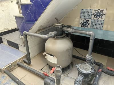 Pool filtration plant complete set